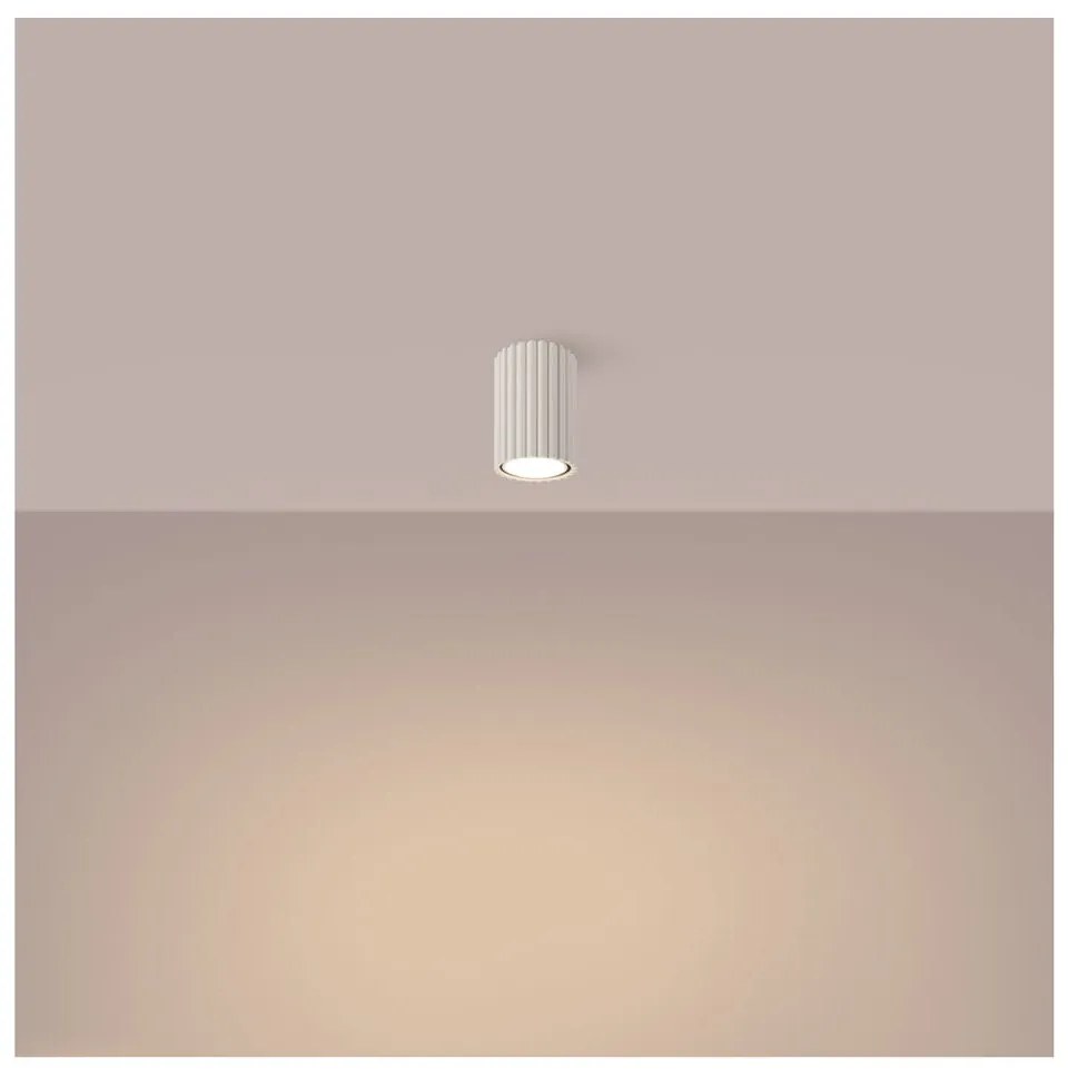 Krémovobiele bodové svietidlo Gleam – Sollux