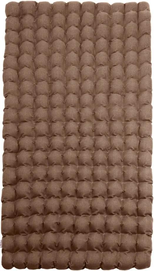 Hnedý relaxačný masážny matrac Linda Vrňáková Bubbles, 110 × 200 cm