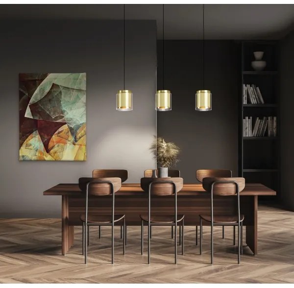 Eglo 99654 - Luster na lanku LAGUNITAS 3xE27/40W/230V