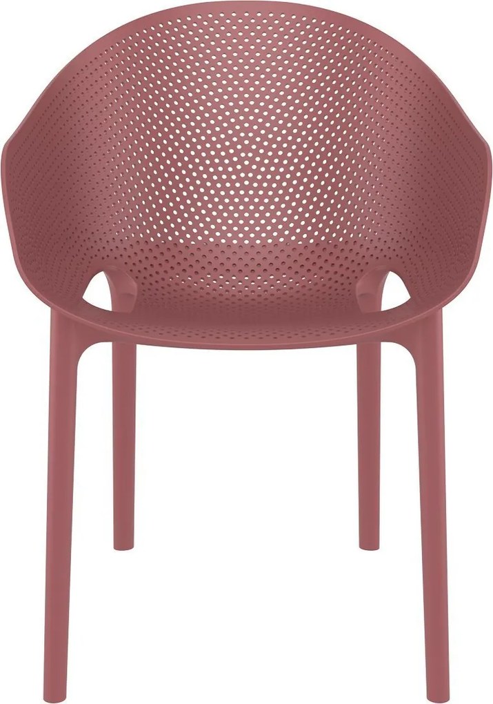 SKY PRO záhradná stolička marsala