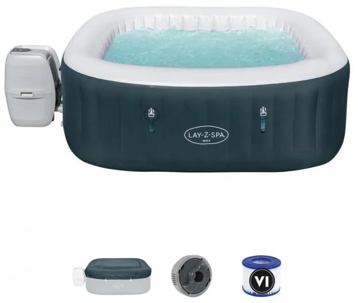 Bestway Nafukovacia vírivka Bestway 60015 Lay-Z-Spa1.80m x 1.80m x 66cm Ibiza AirJet 60015