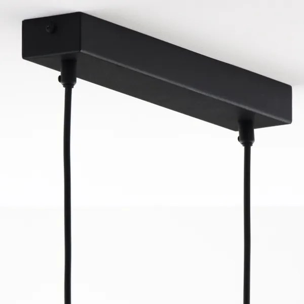 Jupiter 1990 - Luster na lanku HANZA 3xG9/10W/230V čierna/zlatá