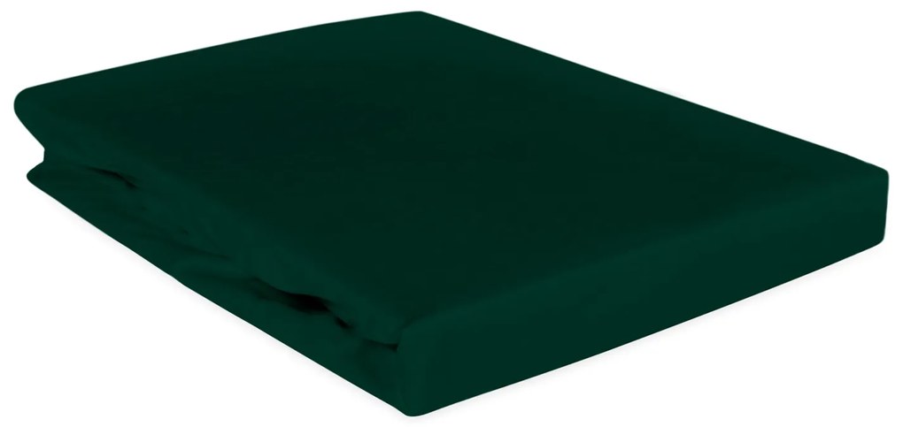 SATÉNOVÉ PRESTIERADLO 036 160X200 CM TMAVOZELENÉ