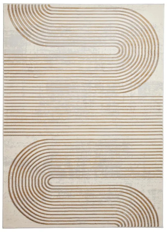 Šedý/v zlatej farbe koberec 220x160 cm Apollo - Think Rugs