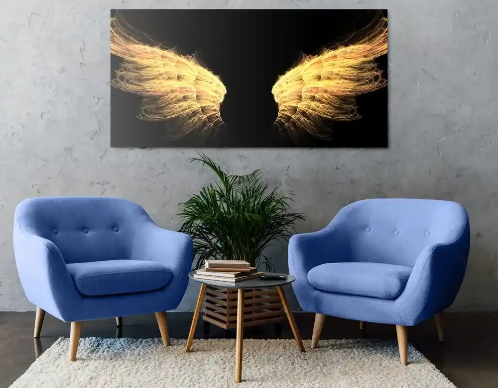 Obraz žiarivé anjelské krídla | BIANO