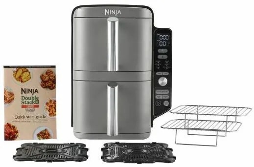 Ninja SL400EU teplovzdušná fritéza Double Stack MAX, 9,5 l