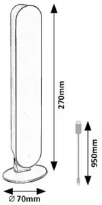 Rabalux PARKER LED dekoratívna lampa 76016
