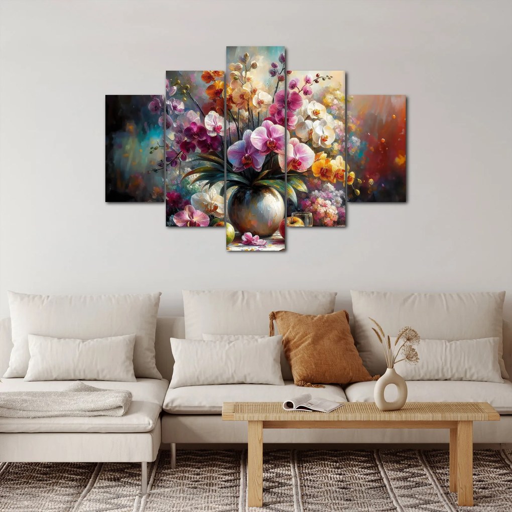 Obraz - Váza kvetov II. (150x105 cm)