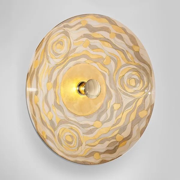 Kolarz 0415.61XL.3.Ch - Nástenné svietidlo LUNA 1xE27/100W/230V 24K zlatý