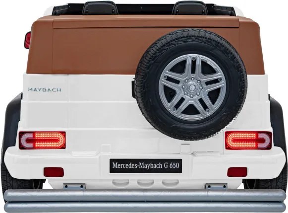 Elektrické autíčko Mercedes Benz MAYBACH G650 STRONG biele