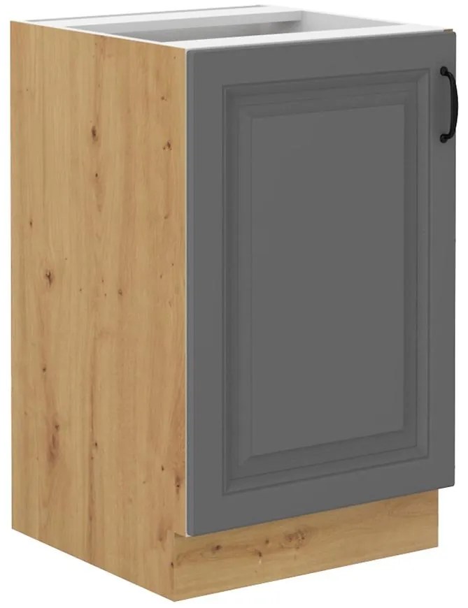 Kuchynská skrinka Stilo dustgrey/artisan 50zl 1f bb