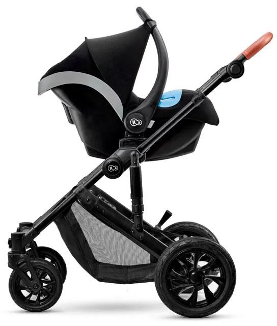 KINDERKRAFT Kočík kombinovaný Prime 3v1 Black