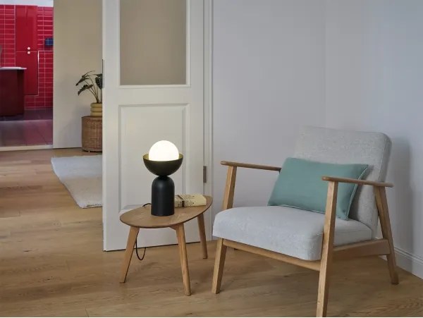 Osram - Stolná lampa DECOR BOWL 1xE14/25W/230V čierna