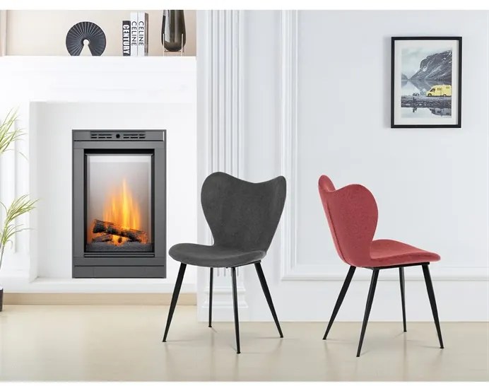 Autronic BONTEC Jedálenská stolička, sivá, látka, DCL-1031 GREY2 Farba: Šedá