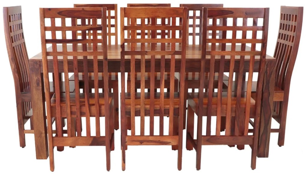 furniture-nabytek.cz - Jedálenský set pre 8 osôb Gani z indického masívu palisander