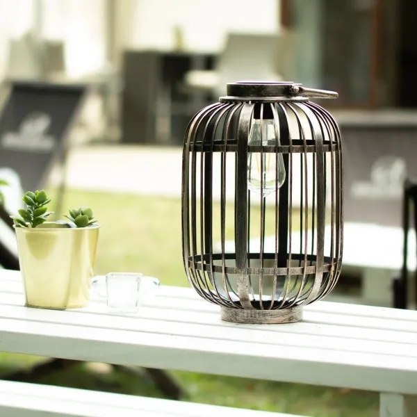 LED Solárne svietidlo LORETA 1xE27/1,2V 600 mAh IP44