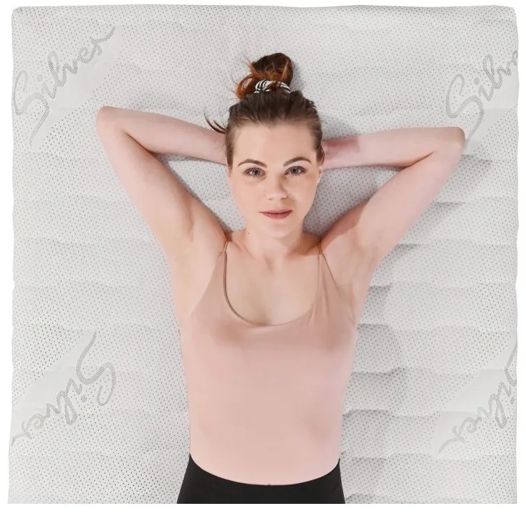 Obliečka na matrac Silver EMI, 80x200 28 cm