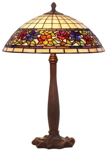 Vitrážová Tiffany stolová NICE 64*Ø40
