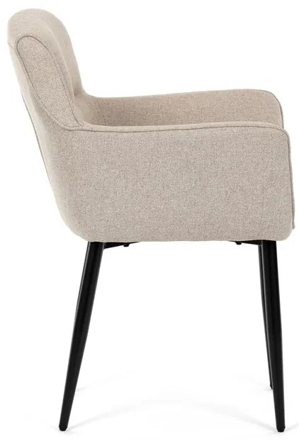 Autronic BONTEC Jedálenská stolička, béžová, látka, DCH-J2159 CRM2 Farba: Béžová