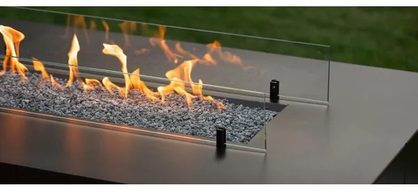 Planika Rio Table GAS - Vonkajší plynový krb 46x106 cm 10kW