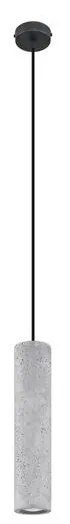 Sollux SL.0653 - Luster na lanku LUVO 1xGU10/40W/230V betón/čierna