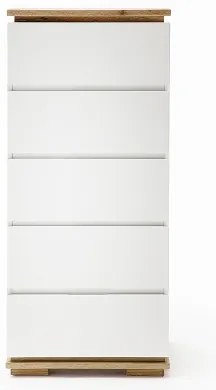Komoda ARVI biela/dub