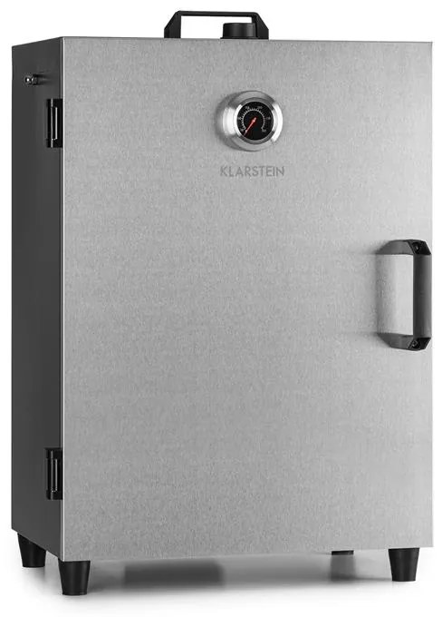 Klarstein Flintstone Steel, udiareň, udiarenská pec, 1600 W, integrovaný teplomer, ušľachtilá oceľ