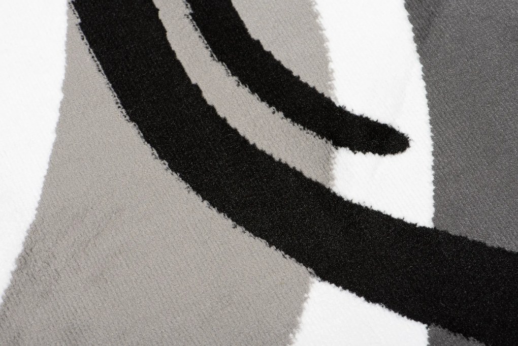 TA Koberec T966A DARK GRAY CHEAP PP CRM Sivý Obdĺžnikový Rozmer: 80x150 cm