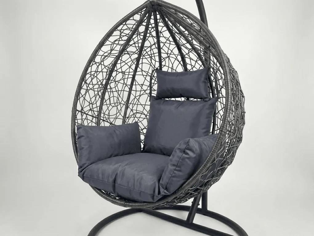 Vankúš do závesného kresla KOKON, tmavo sivý