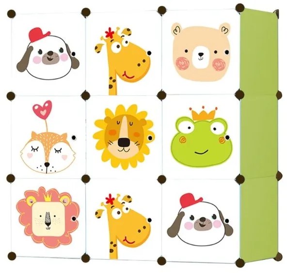 Detská modulárna skriňa Cartoon