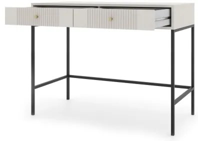 Konzolový stolík LUE béžová/čierna