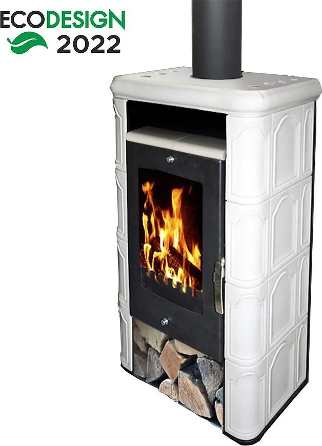 Krbové kachle Bergamo II drab 7 kW