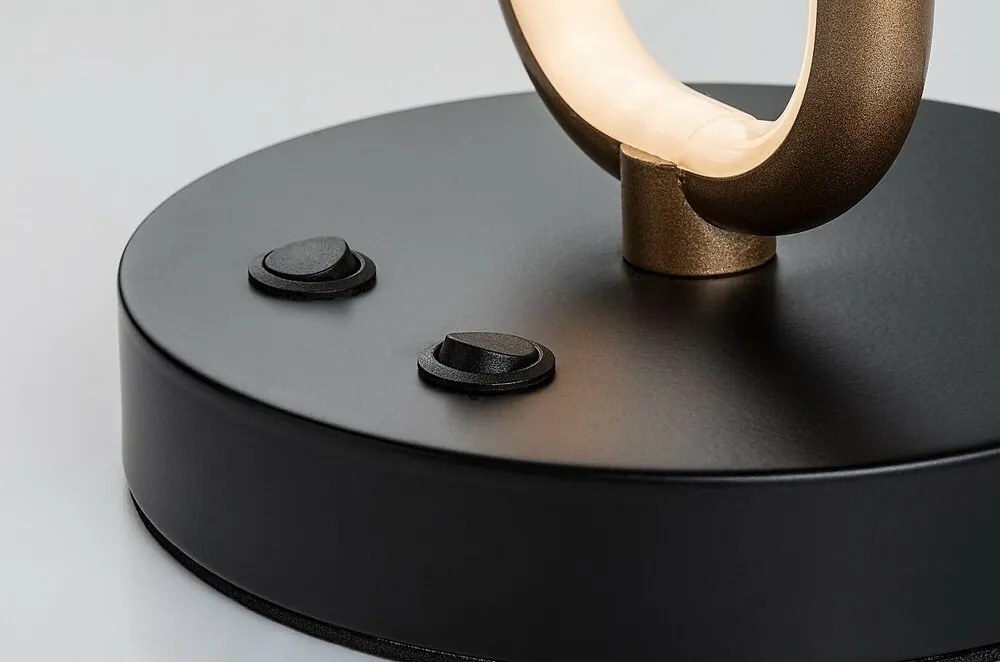 Rabalux 74044 stolná dekoratívna lampa Domiro, zlatá