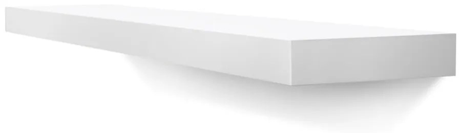 Biela polička TemaHome Balda, šírka 120 cm