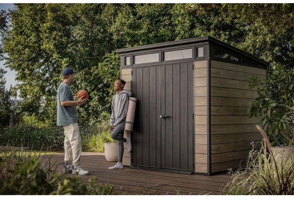 Keter PENT Signature 7 x 7 Ashwood, s podlahou
