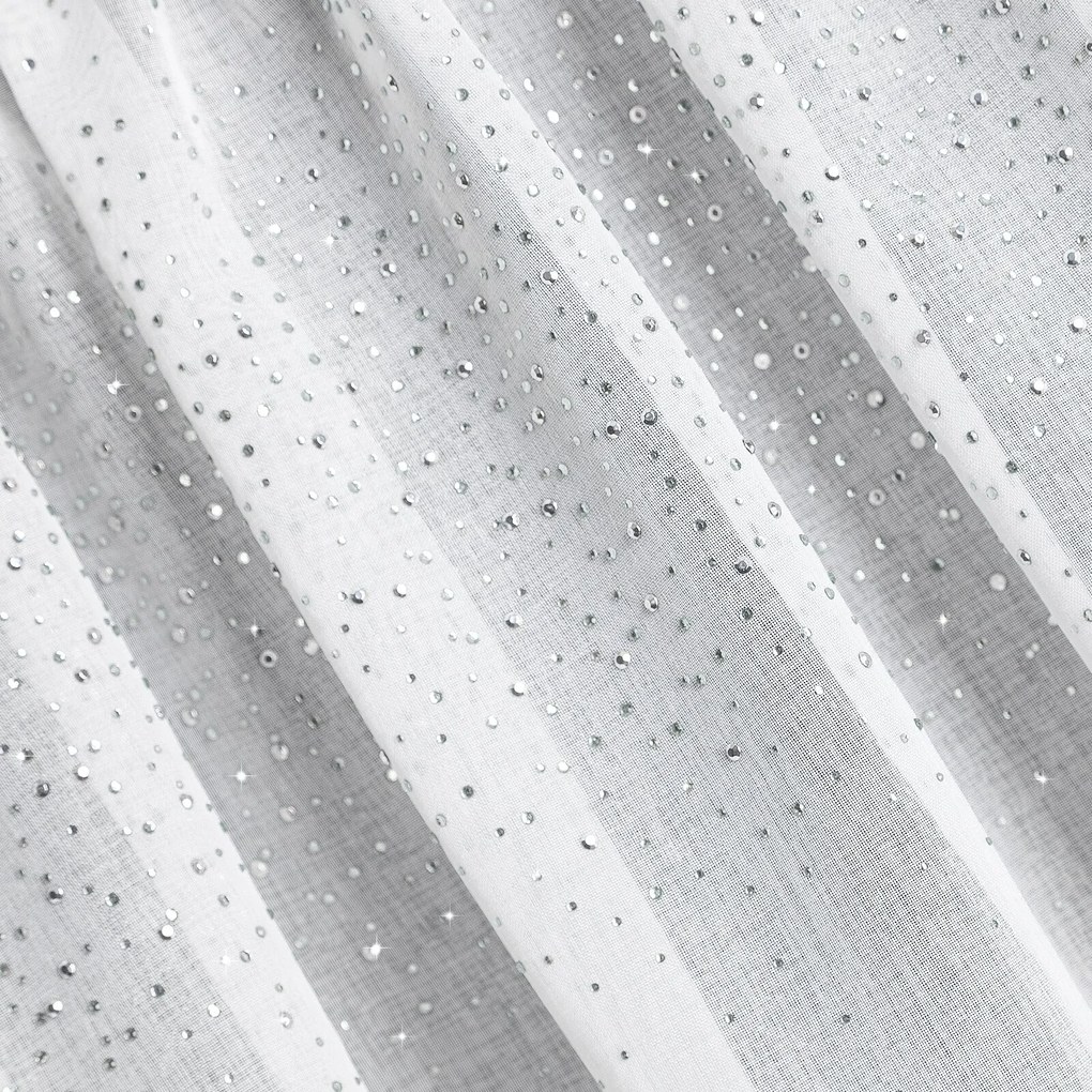 ZÁCLONA NA PÁSKE NADINE 400X145 CM BIELA