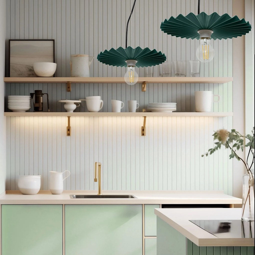 Toolight Toolight, stropné svietidlo 1xE27 APP1455-1CP, zelená matná, OSW-02442