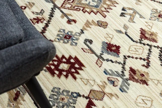 Koberec KILIM 7944/52934 boho béžový / sivý