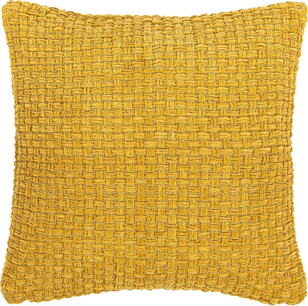 Boma Trading Obliečka na vankúšik Arya mustard, 45 x 45 cm