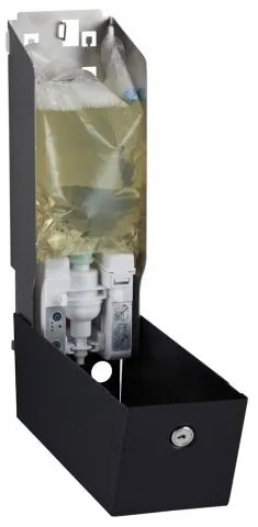 Automatický dávkovač penového mydla Stella Automatic Slim, čierna