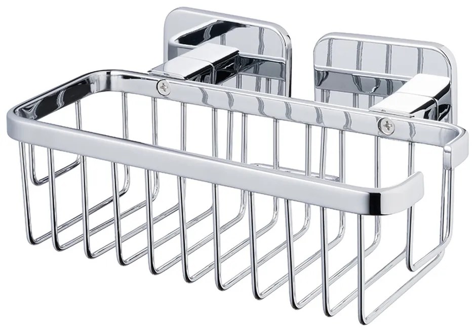 BISK Erga Tore, drôtený kôš na kozmetiku, chrómová, ERG-07820
