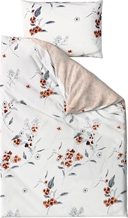 Obojstranné obliečky DUO SENSE SOFIRA krémové + obliečka na vankúšik 40x50 cm ZDARMA Rozmer obliečky: 70 x 90 cm | 140 x 200 cm