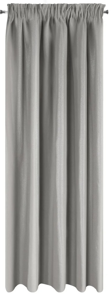 ZATEMŇOVACÍ ZÁVES NA PÁSKE AGGIE 140X270 CM SIVÁ