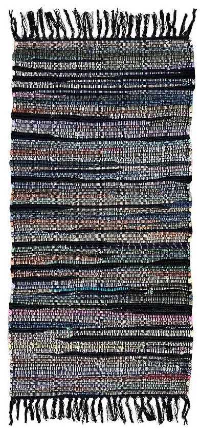 Koberec bavlnený Chindi 0.8/1.5 Cr-603 čierny