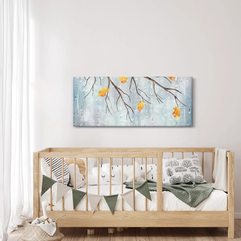 Obraz - Daždivý jeseň (120x50 cm)