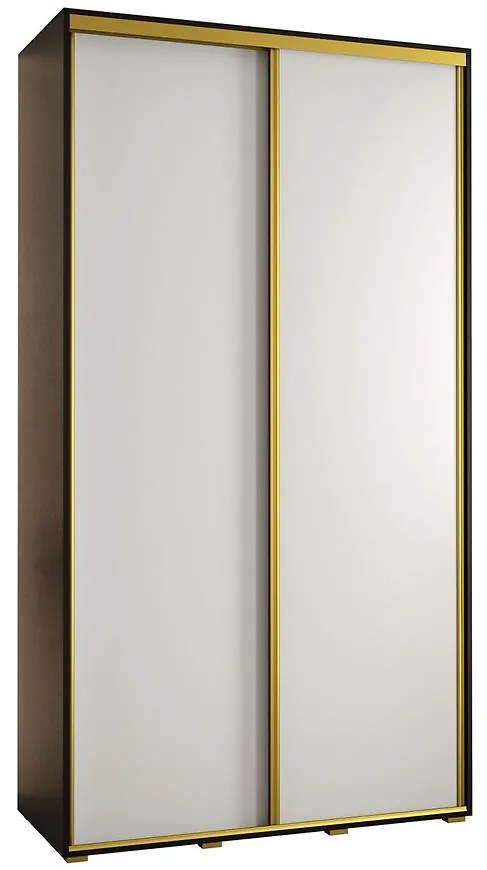 Skriňa 45 Canaris 1 130 čierna/biela/gold