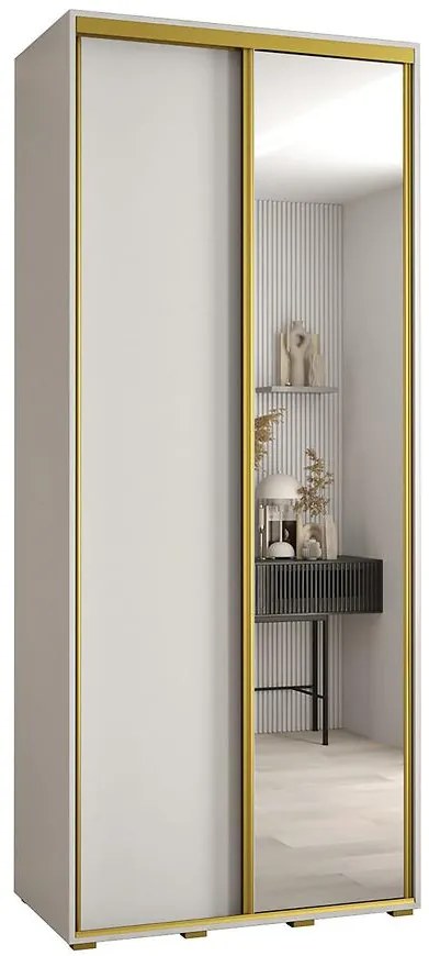 Skriňa 45 Canaris 3 140 biela/gold