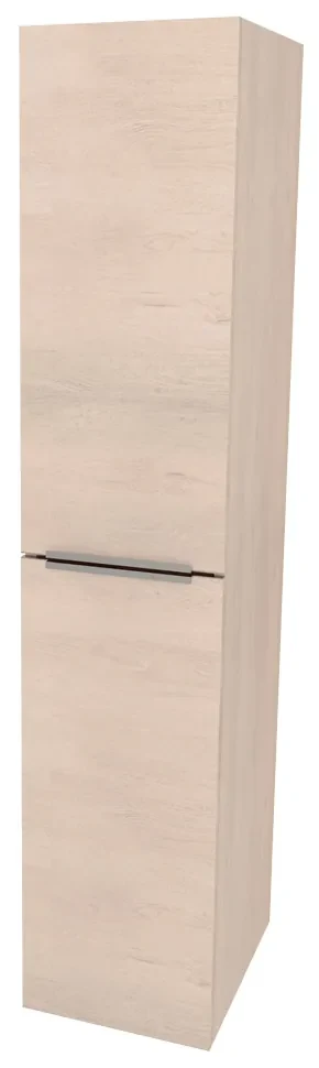 Mereo, Mereo Mailo, kúpeľňová skrinka vysoká 170 cm, chróm madlo, Multidecor, Dub Patinovaný, MER-CN594LPDUP1