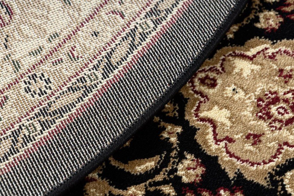 Okrúhly koberec ROYAL ADR model 521 čierny