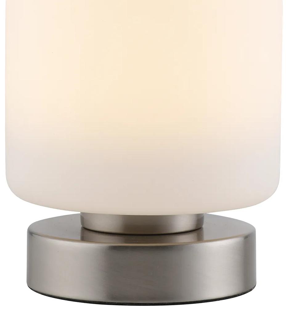 Stolná lampa oceľová vrátane LED 3-stupňová dotykovo stmievateľná - Mirko